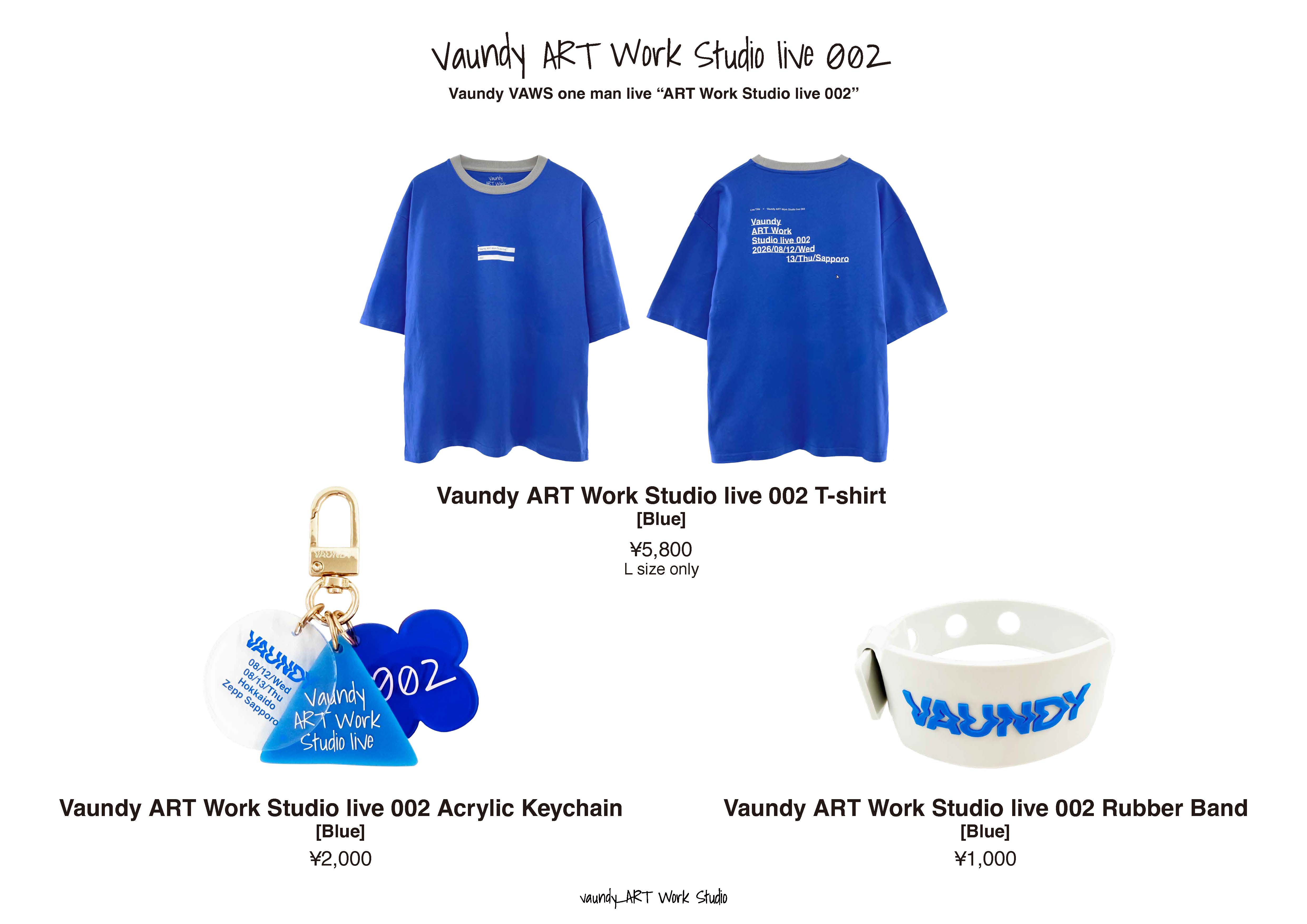Vaundy VAWS one man live “ART Work Studio live 002” at Zepp
