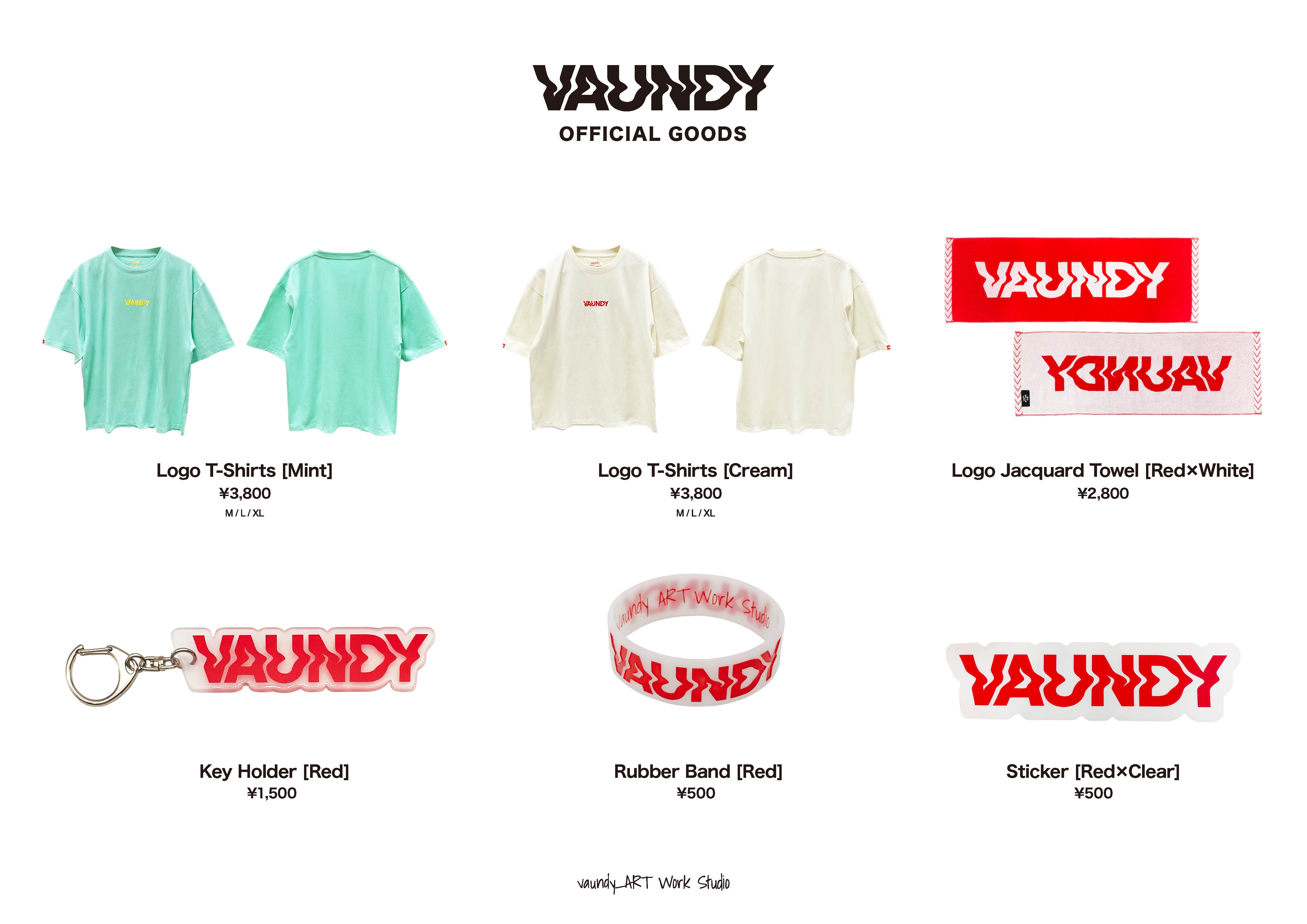 Vaundy NEWオフィシャルグッズ公開、2023年5月9日(火) 20:00〜販売開始！