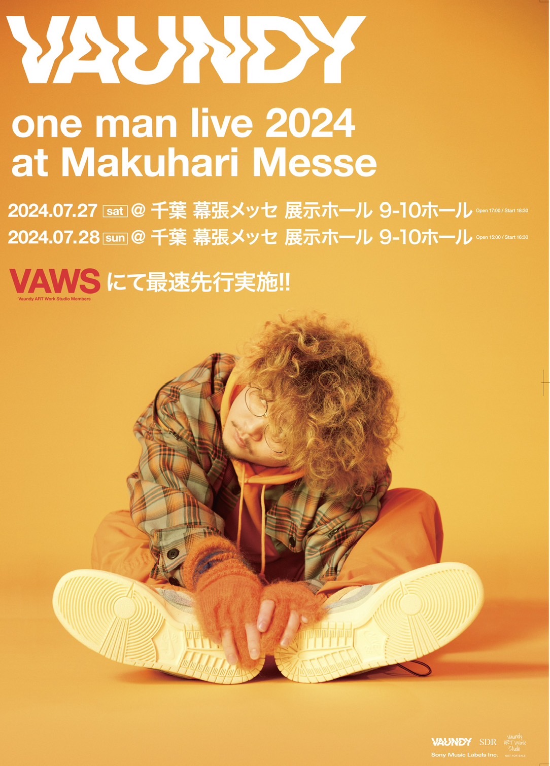 Vaundy LIVE - one man live 