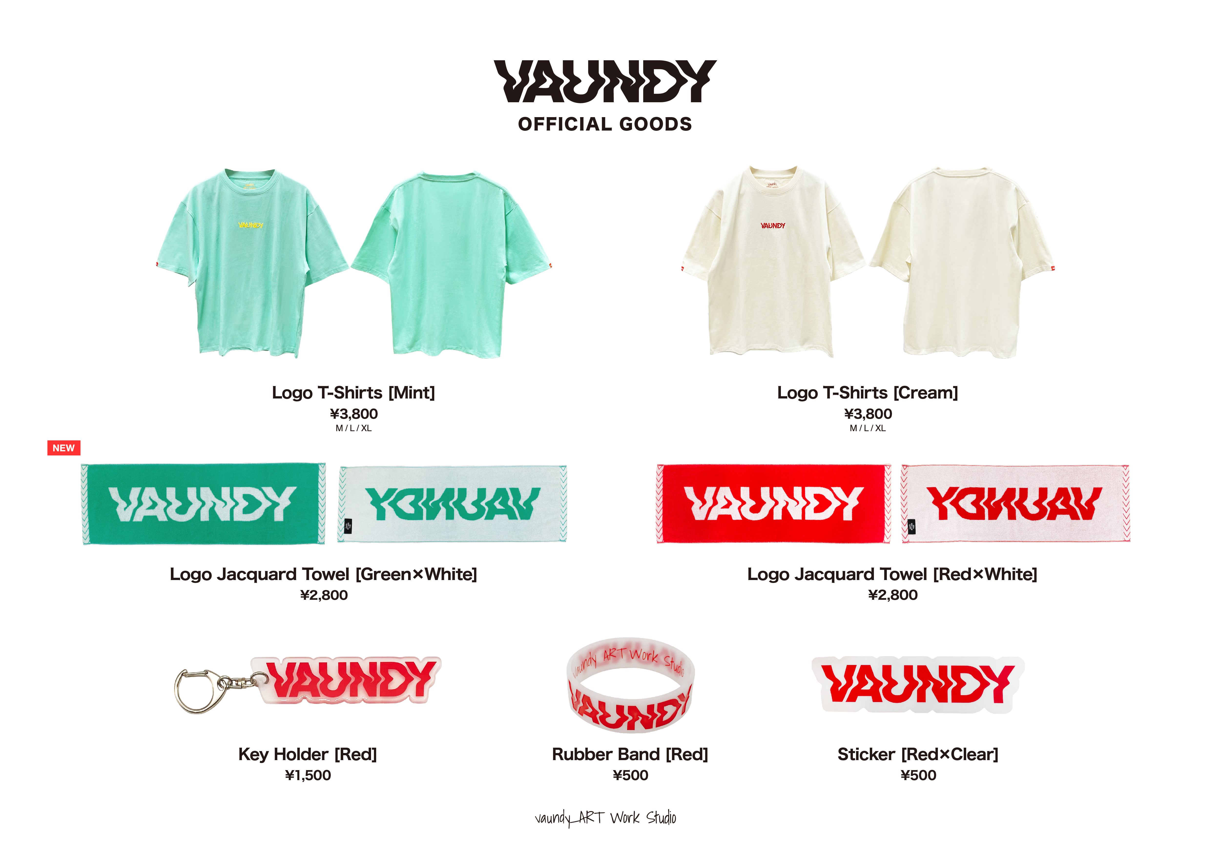 Vaundy NEWオフィシャルグッズ公開、2023年8月15日(火) 12:00〜販売開始！